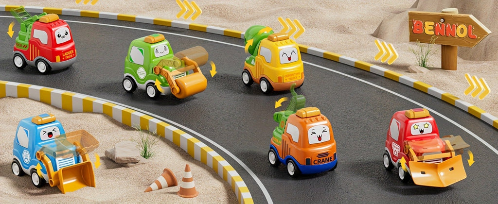 Transport Construction Truck Toy for Boys, 16.9 Inch Large Carrier Truck with 6 Cars, Lights & Sounds — image 13