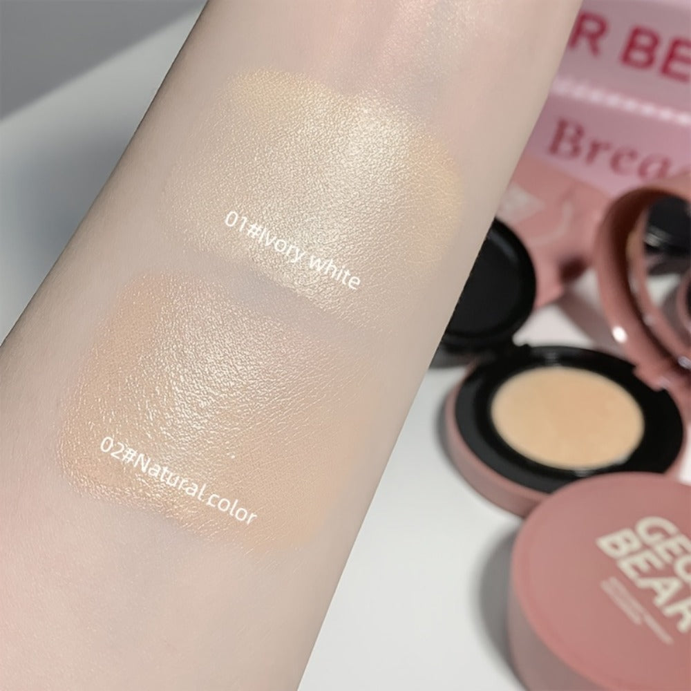 Oil Control Cushion BB Foundation with Replacement Core, Waterproof Sweatproof Invisible Pore Coverage — image 6