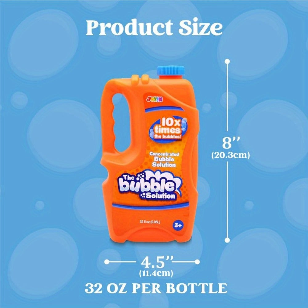 64oz Bubble Solution Refill 2-Pack Concentrate, Makes 5 Gallons, Compatible with Bubble Machines — image 2