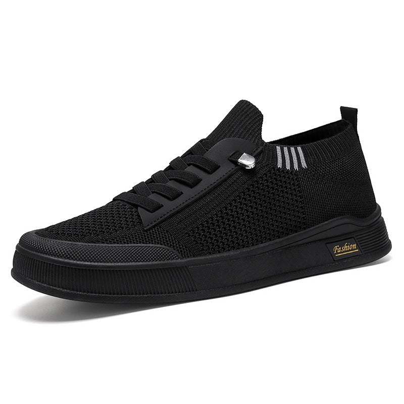 Men's Korean Style Canvas Sneakers - Casual Minimalist Trainers