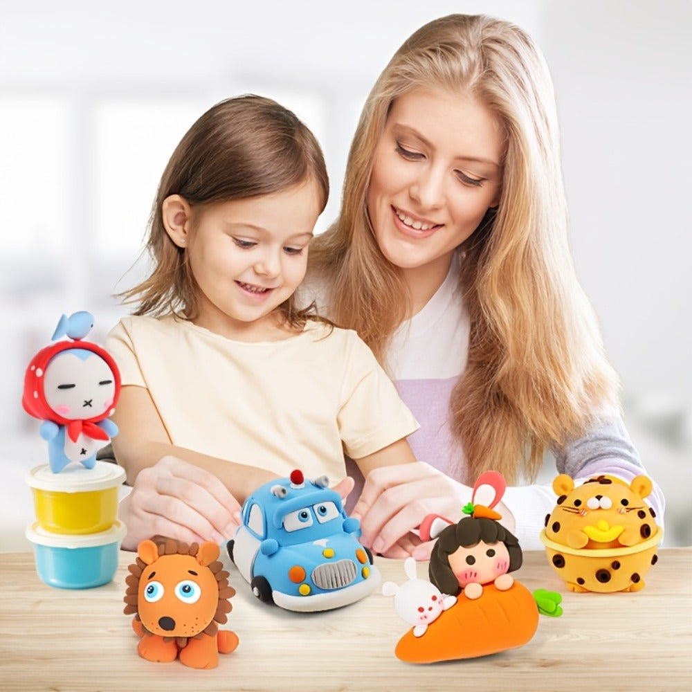 Air Dry Clay Set for Kids 120/150 Pieces, 36 Metallic Colors Ultra Light with the Listed Color, Size or Set Options for Every