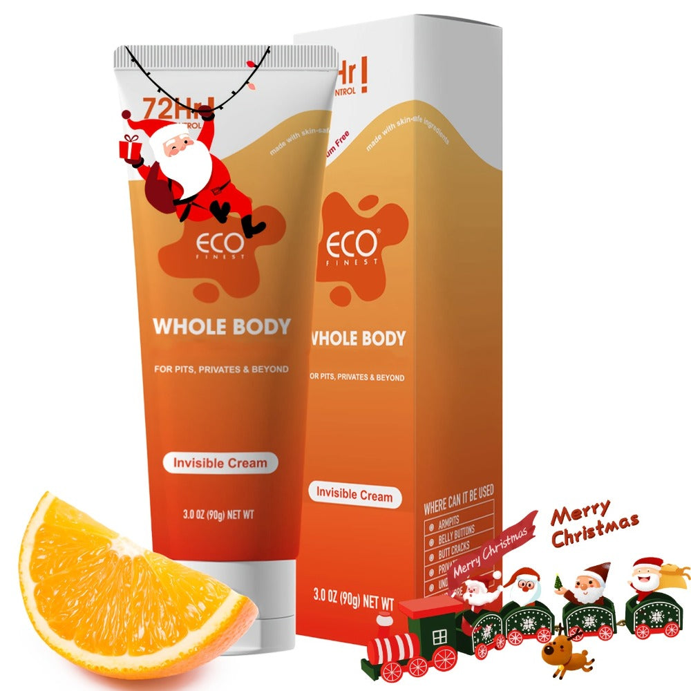 Natural Deodorant Cream 72-Hour Odor Protection – Aluminum-Free Body Deodorant with Lavender & Orange Scent | Long-Lasting Sk