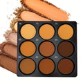 9 Color Contour Palette Matte Waterproof Full Coverage Concealer Eyeshadow Foundation Primer Oil Control 3D Face Sculpting Na