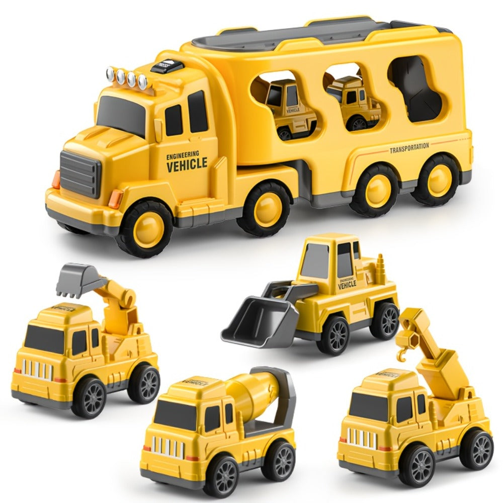 Construction Carrier Truck Toy Set for Kids Ages 3-7 with the Listed Color, Size or Set Options for Everyday Use — image 9