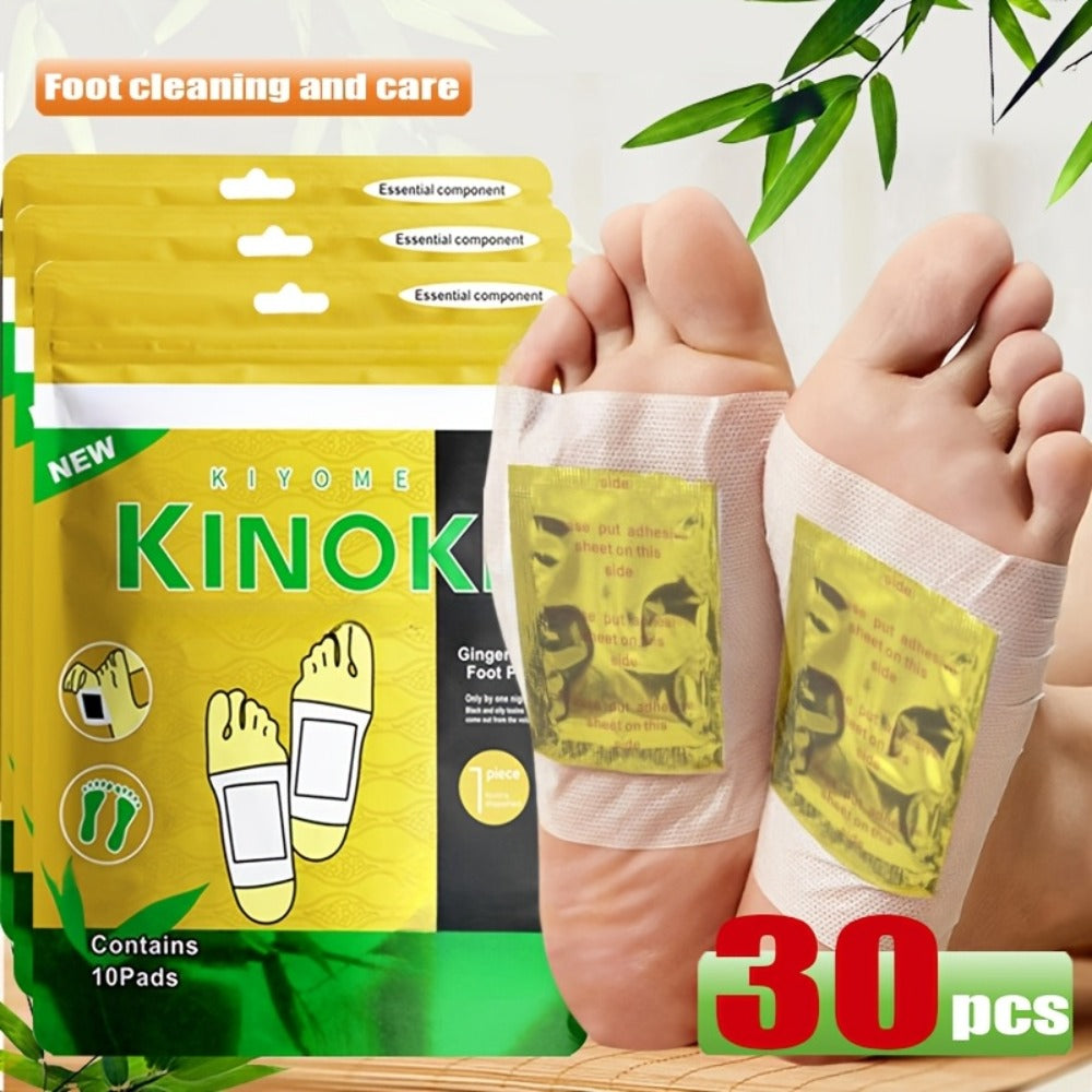 Detox Foot Patches with Bamboo Vinegar Ginger & Lavender – Natural Plant Formula Deep Cleansing Overnight Foot Pads — image 2