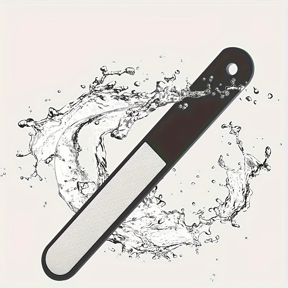 Angled Nail Clipper Set, Four Black-Handle Clipper Tools with Curved Jaws, File and Round Accessory — image 7