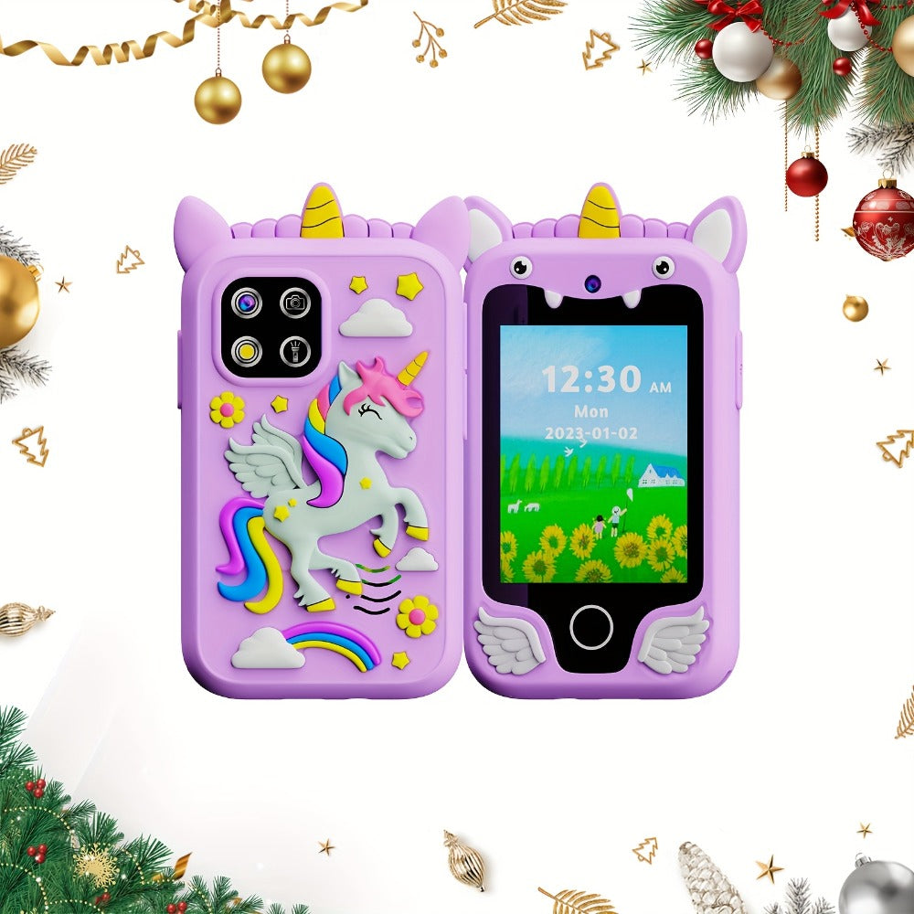 Kids Toy Smart Phone with HD Touchscreen & Dual Camera, 8GB Storage with the Listed Color, Size or Set Options for Everyday U