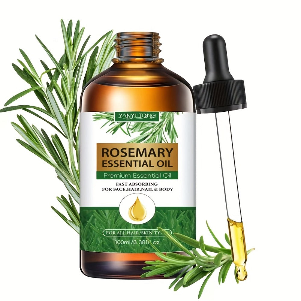 Essential Oil Rosemary External-Use Dropper Bottle with 1-Piece, 2-Piece or 1.01oz Available Options — image 1