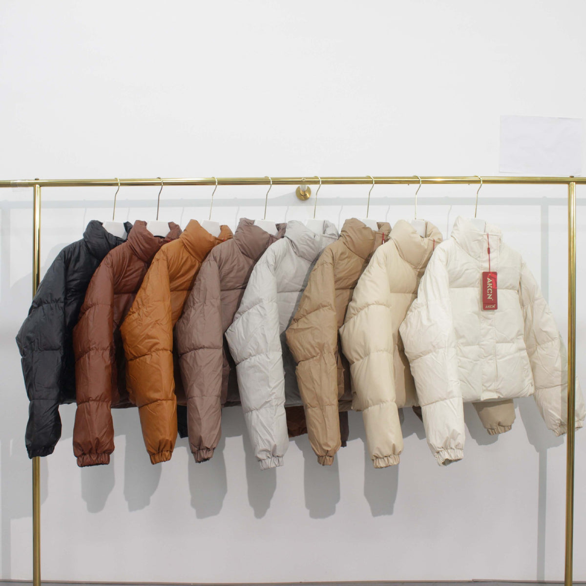 Candy Color Short Cotton Coat Jacket Women