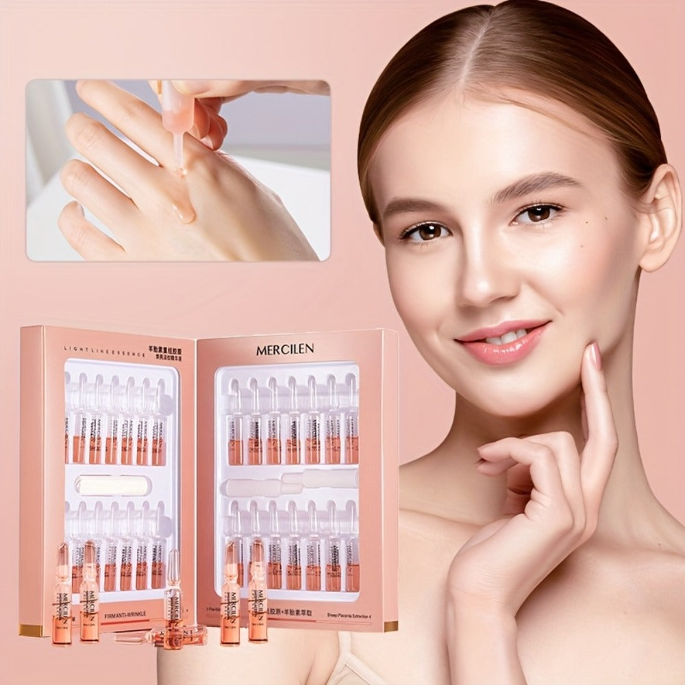 Collagen Glycerin Face Serum 1.42oz Alcohol Free Fragrance Free Gentle Daily Serum for Normal Sensitive Skin Unisex Skincare 