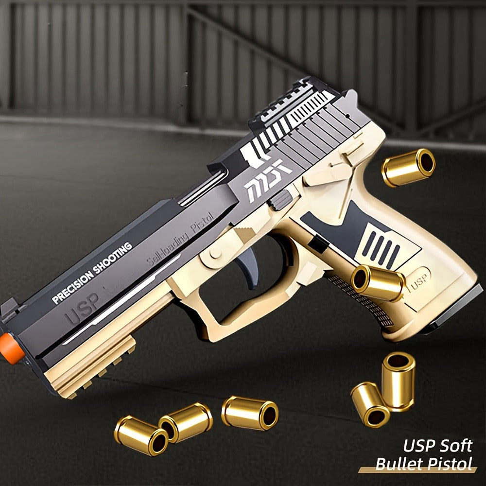 USP Bullet Toy Gun Pistol with Shell Ejecting, Continuous Rapid-Fire Foam Blaster for Boys & Girls — image 8
