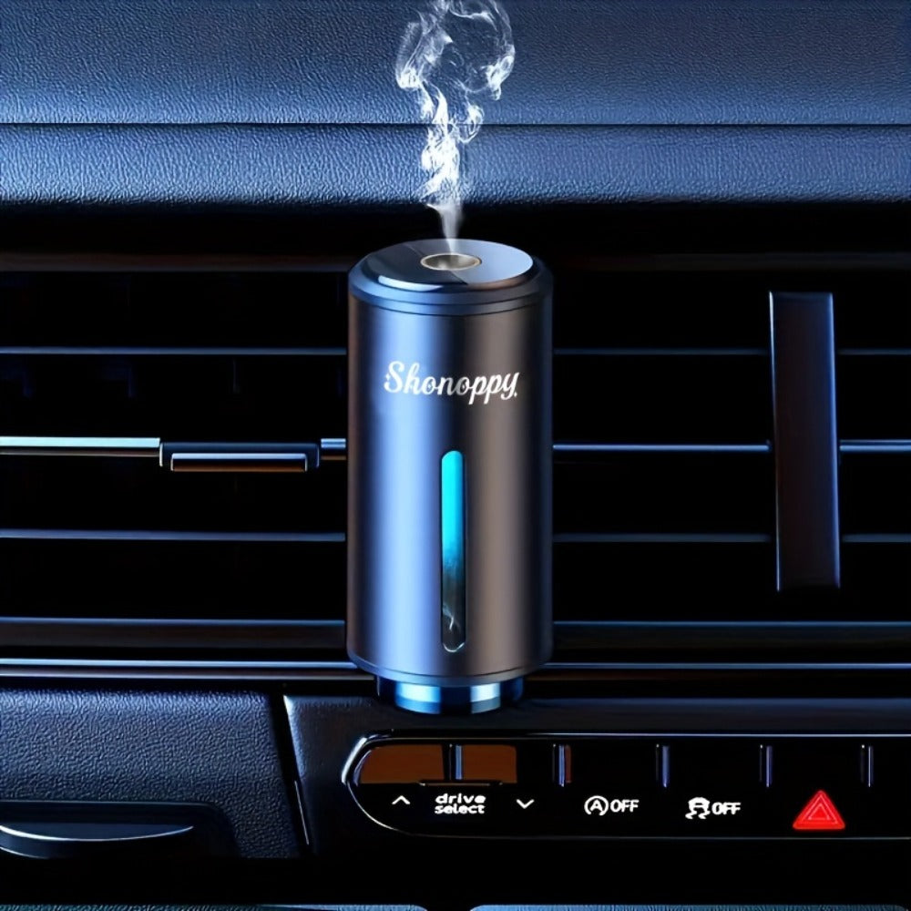 Car Air Freshener Aroma Diffuser with Essential Oils – USB Powered Smart Scent Diffuser for Car, 3/6/10/20 Bottles 0.34oz Ess