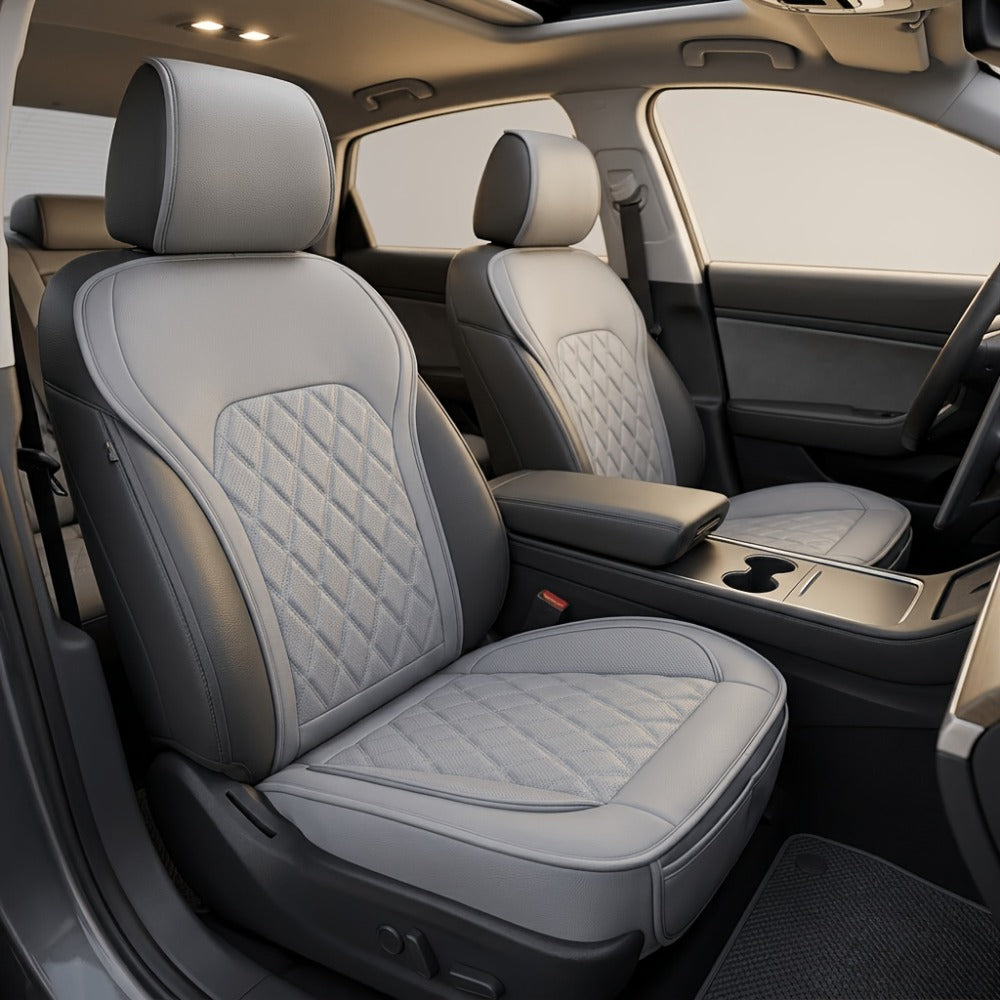 Car Seat Covers Front Pair with Full-Surround High-Back Design and Fifteen Color or Pattern Options — image 7
