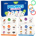 Phonics Flash Cards for Kids 76 Cards 24 Principles, CVC Digraphs Consonant Blends Long Vowels — image 7
