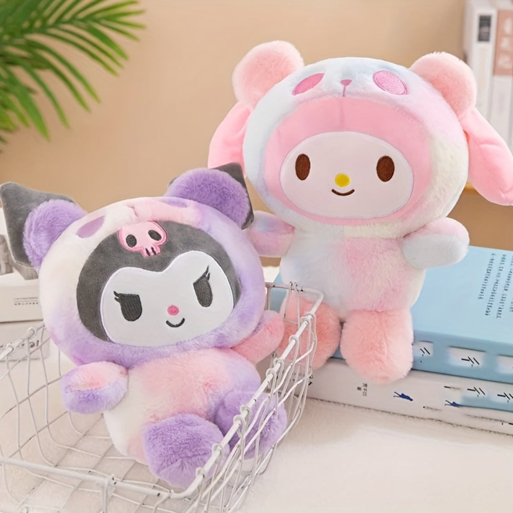 Sanrio Plush Doll, Hello Kitty Kuromi Cinnamoroll My Melody Kawaii Stuffed Animal Character Toy, Cute Gift for Girls & Teens 
