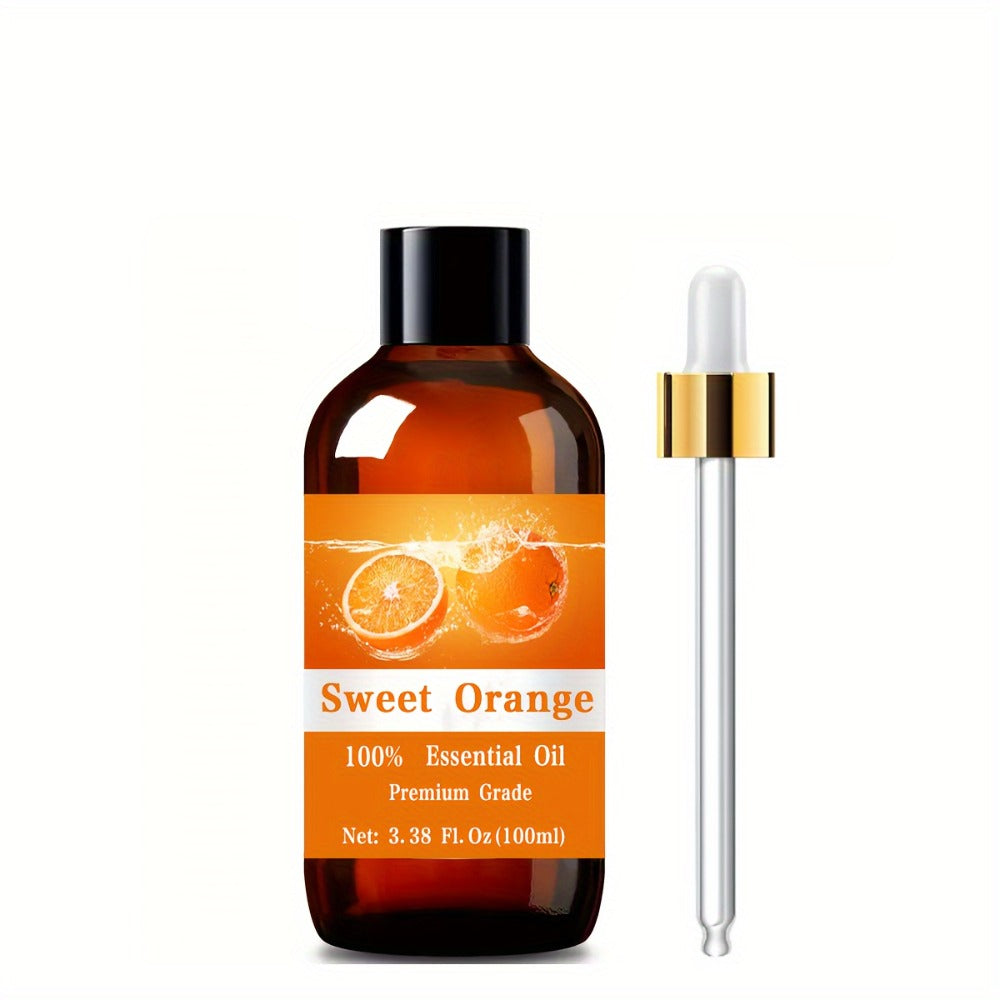 Essential Oil Sweet Orange Citrus Aroma in 100ml Bottle for Diffuser, Humidifier, Massage and Home Fragrance — image 3