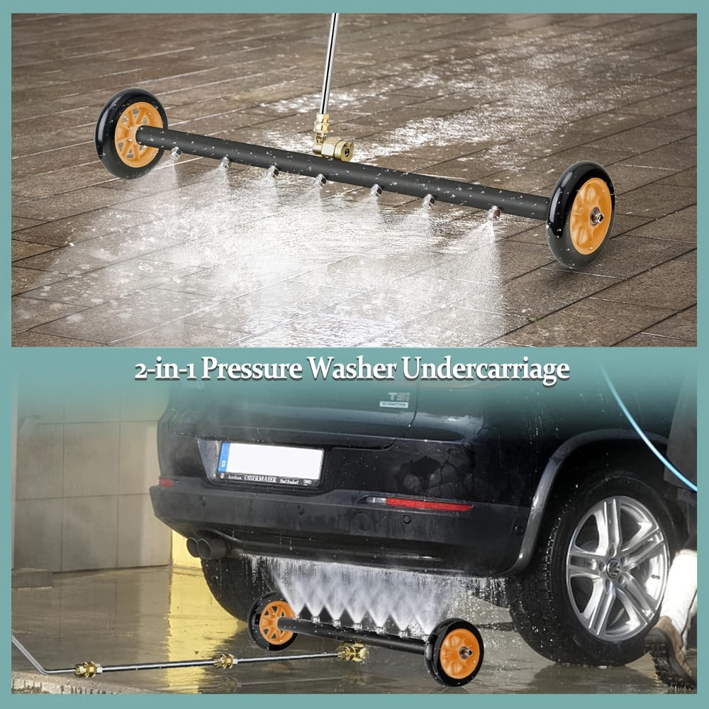 Undercarriage Cleaner with 4000 PSI Rating, Seven Nozzles, Rolling Bar and Three Extension Wands — image 9