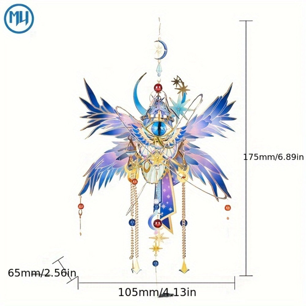 3D Metal Puzzle Model Kit, God's Eye & Angel's Eye MU Assembly, Laser-Cut DIY Craft, Artistic Home & Office Decor — image 8