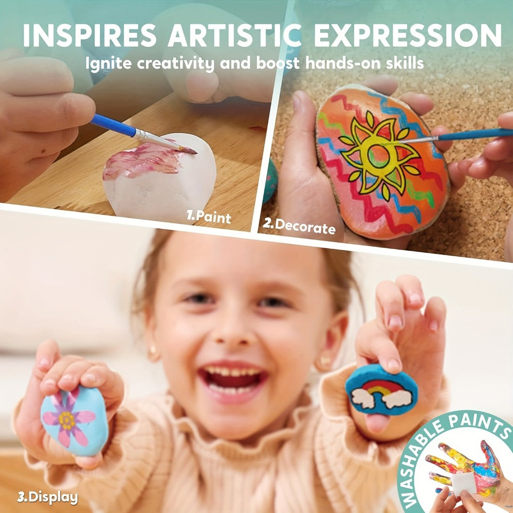Stone Painting Set Glow in the Dark for Kids with the Listed Color, Size or Set Options for Everyday Use — image 7