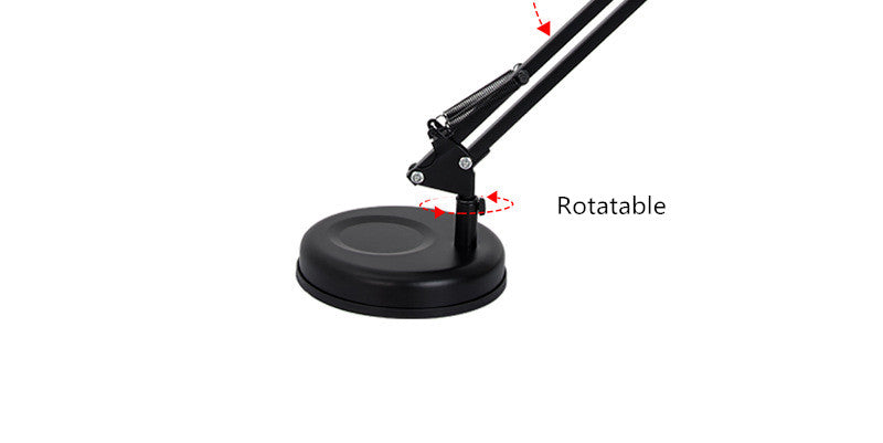 Modern LED Long Swing Arm adjustable classic desk Lamps E27 clip Table Lamp for