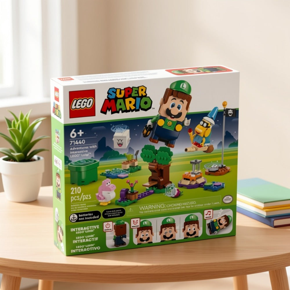 Interactive Luigi Building Set LEGO 71440, Adventures with Luigi Starter Course, Interactive Figure Playset for Kids Ages 6+ 