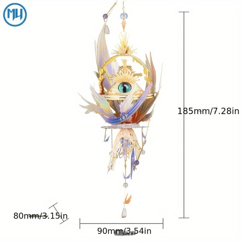 3D Metal Puzzle Model Kit, God's Eye & Angel's Eye MU Assembly, Laser-Cut DIY Craft, Artistic Home & Office Decor — image 10