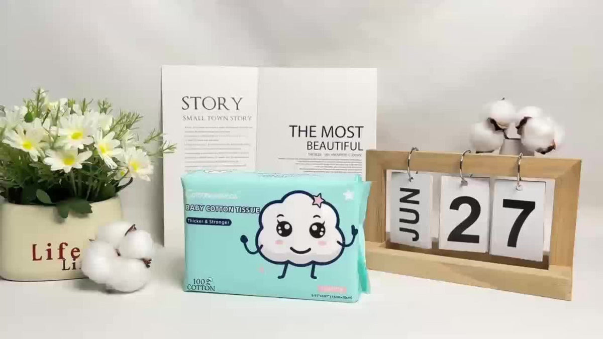 100% Cotton Disposable Face Towels Draw-Style Box 200 400 600 Count, for an Everyday Personal Care Routine — image 9