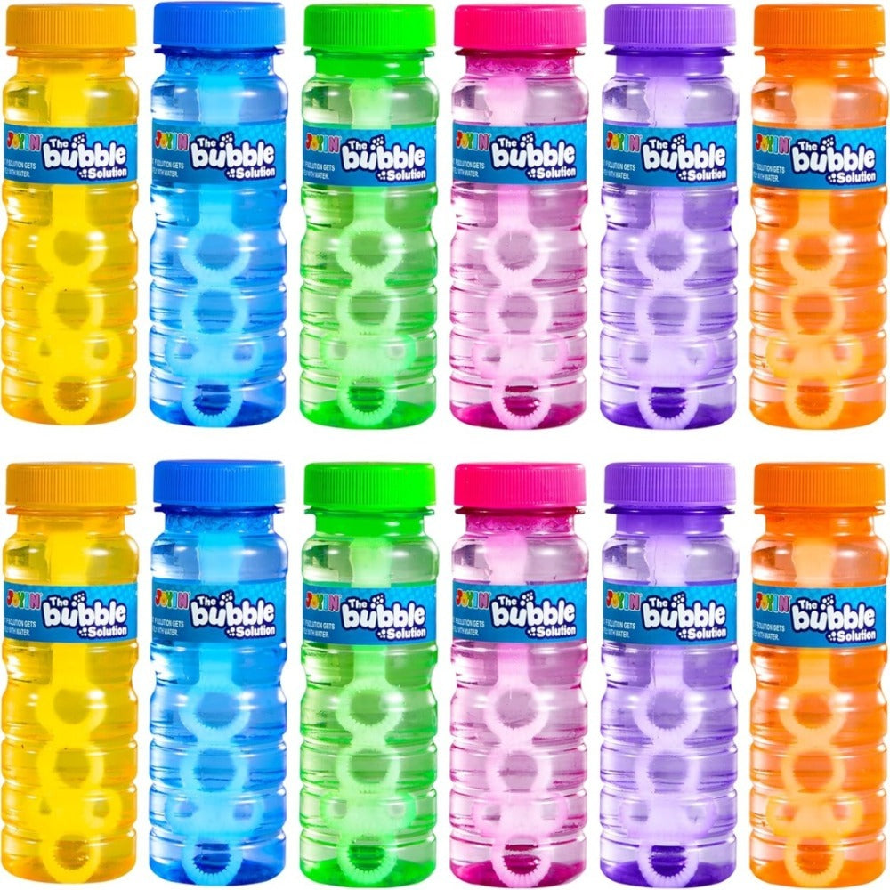 Party Favors Bubble Bottles with Wands, 4 oz Each in 6-, 12- or 24-Piece Event Packs for Celebrations — image 8