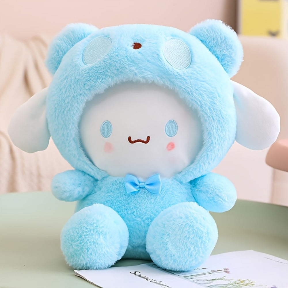 Plush Toy Big-Eared Puppy Character Doll in White, Blue Jade or Pudding Color Styles for Collecting — image 6