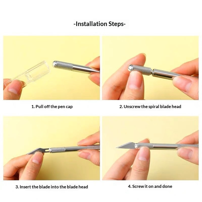 Aluminum Alloy Carving Knife Set