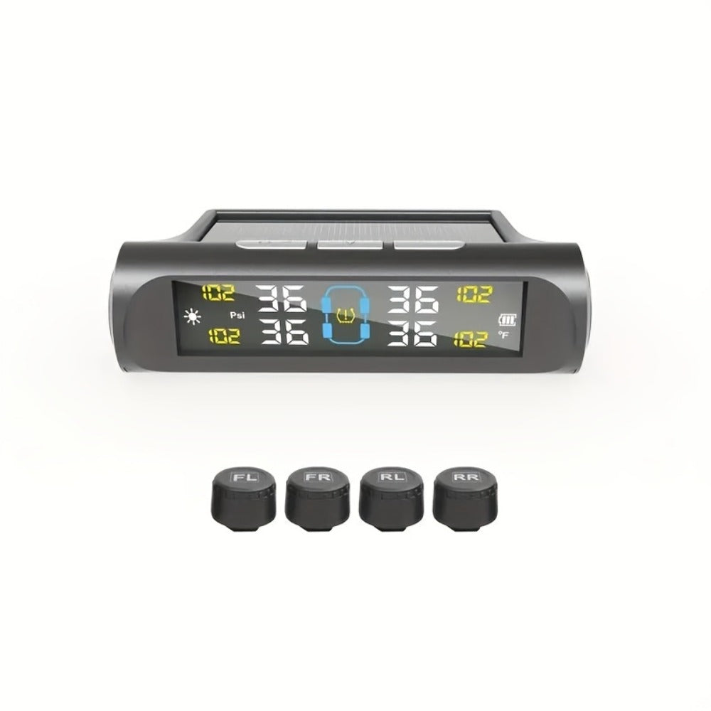 Tire Pressure Monitoring System with 5 Alarm Modes and Color Display — image 1