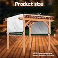 Pergola Replacement Canopy Single Panel, Patio Shade Backyard Porch for Garden, Patio and Yard Use — image 1