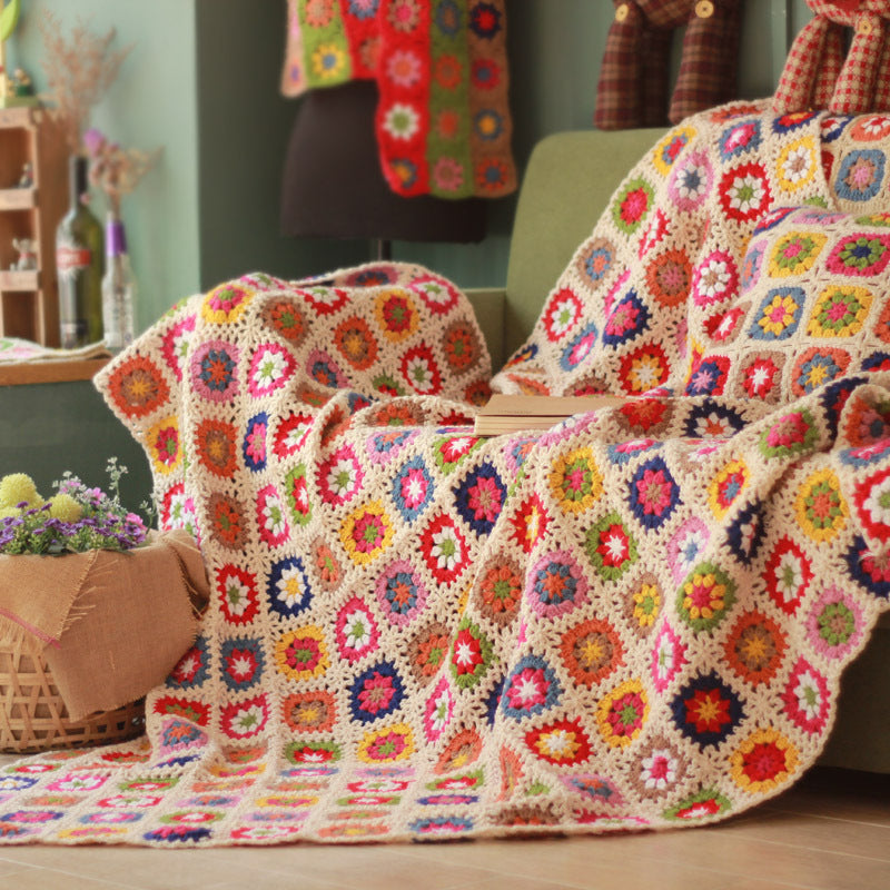 Fashion Home Simple Daisy Sofa Blanket