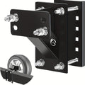 Spare Tire Carrier Bracket for Boat Trailer – Heavy-Duty Lock Frame, Fits 4 5 6 Lug Wheels, 4.5•5.5 Inch Bolt Patterns — imag