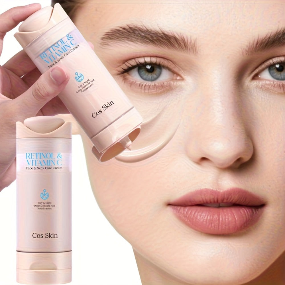 Face Cream Retinol and Vitamin C Formula with Lightweight, Fast-Absorbing Finish for Morning or Night Use — image 1