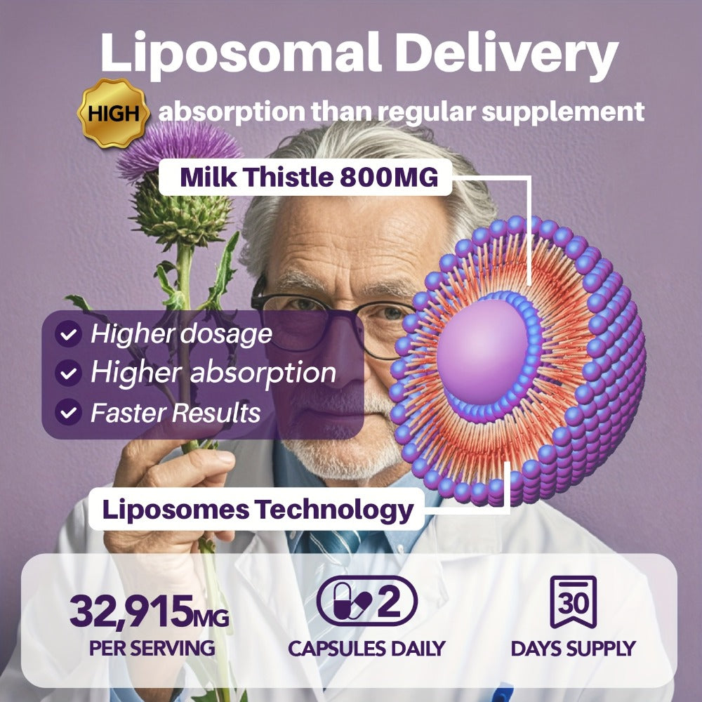 Dietary Supplement Milk Thistle, Turmeric and Dandelion Root Capsules, labeled 24, 000mg Blend — image 9