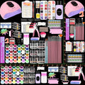 Acrylic Nail Kit with 36W UV LED Lamp, Electric Drill, Three Powders, Glitter Colors, Tips and Manicure Tools — image 19