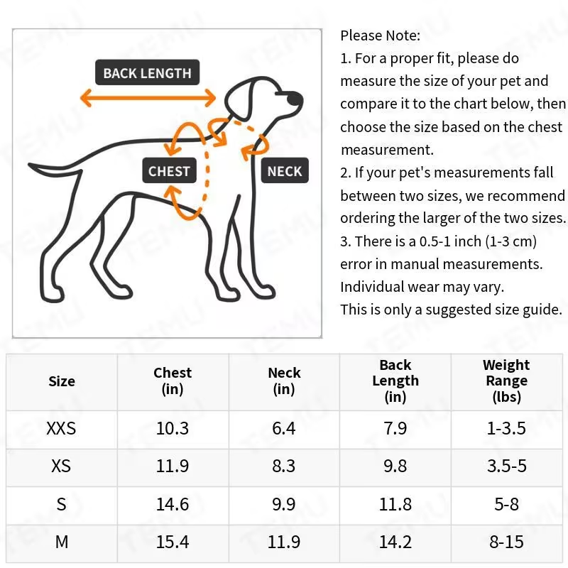 Fleece Dog Turtleneck Jumpsuit with Six Colors, Four-Leg Cut and XXS–M Sizes for Small Pets — image 5