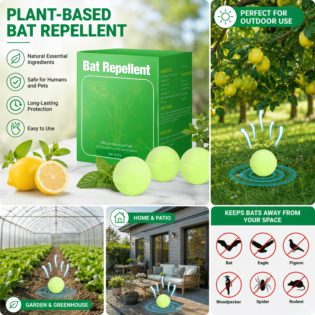 Peppermint Rodent Balls, Natural Mice Indoor Outdoor, Mouse Spider Ant Roach, Pest Control Balls for Home Garage Attic Kitche
