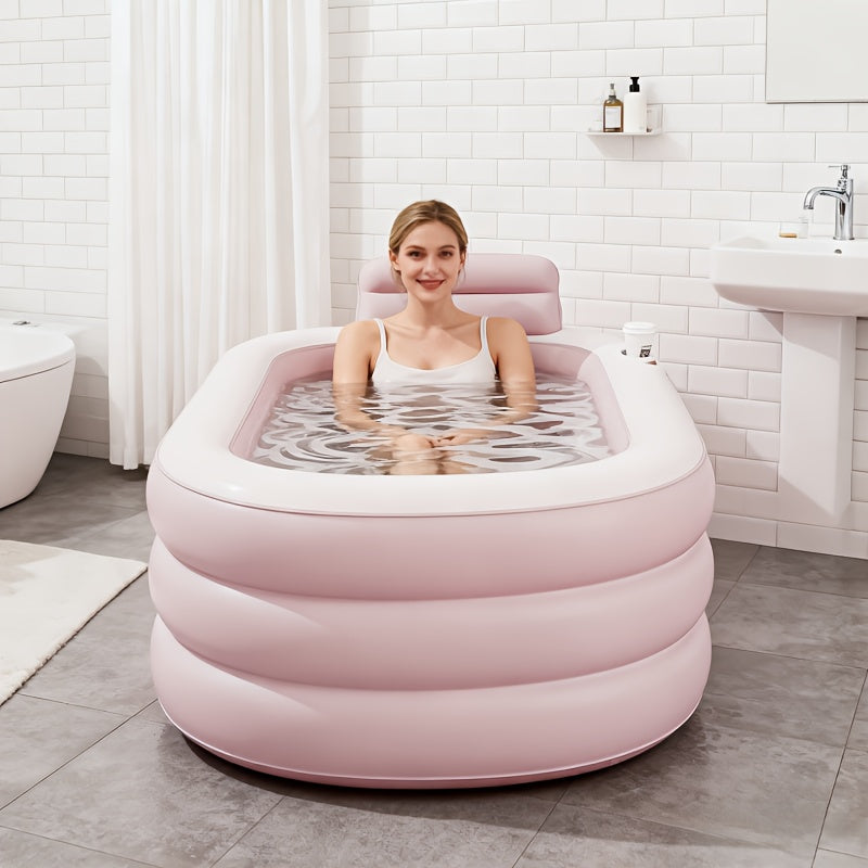 Inflatable Bathtub for Garden, Patio and Yard Use, with the Listed Configuration, for Everyday Use and Organized Storage — im