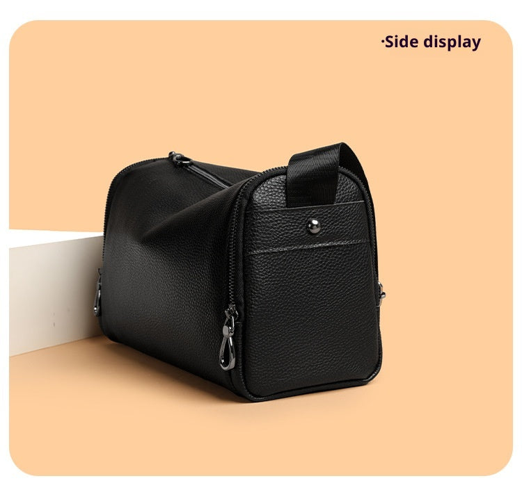 Genuine Leather Crossbody Cowhide Shoulder Large-capacity Multifunctional Bag