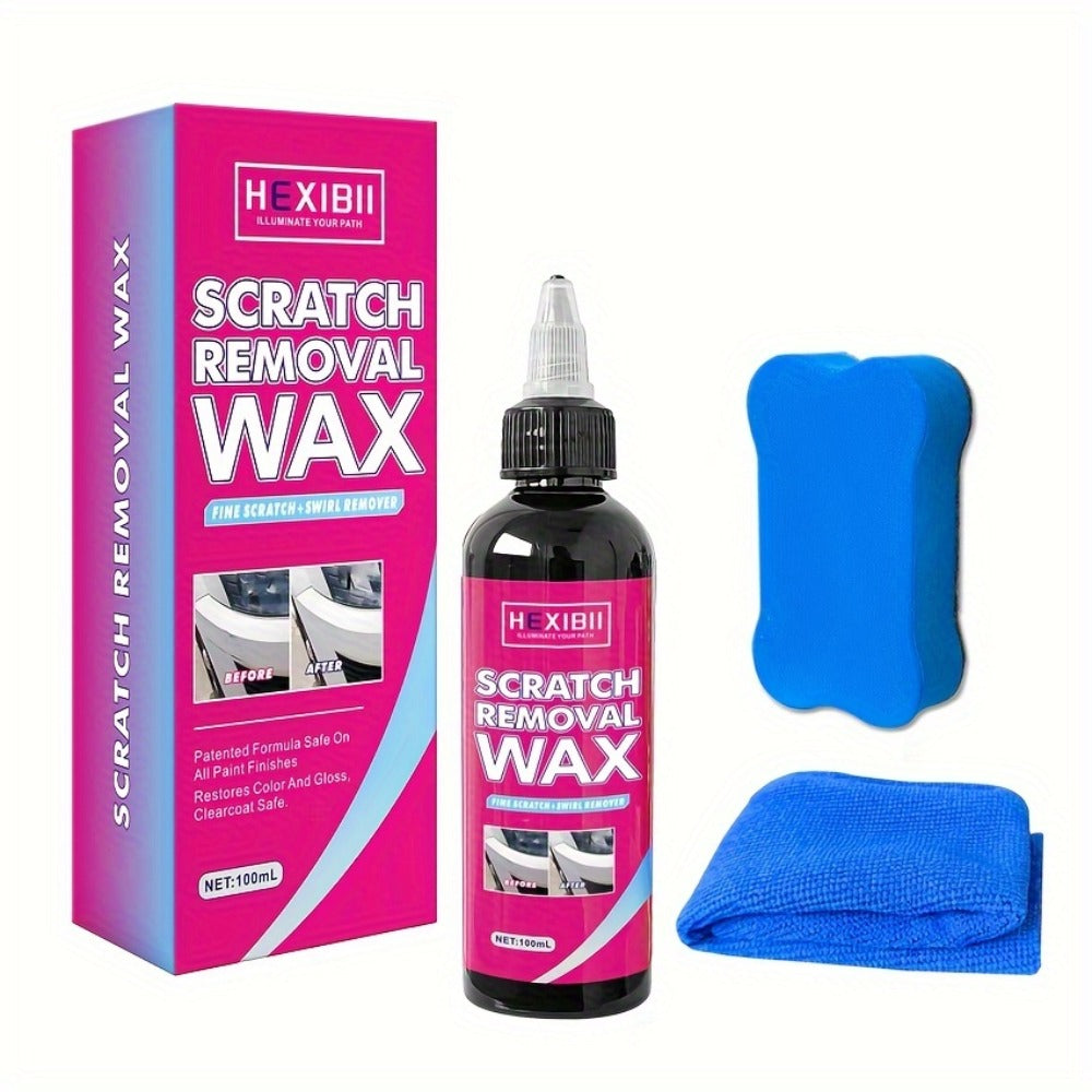 Car Scratch Remover Wax 2-Pack – Liquid Formula for Fine Surface Scratch Repair on Cars, RV, Trucks & Motorcycles — image 1