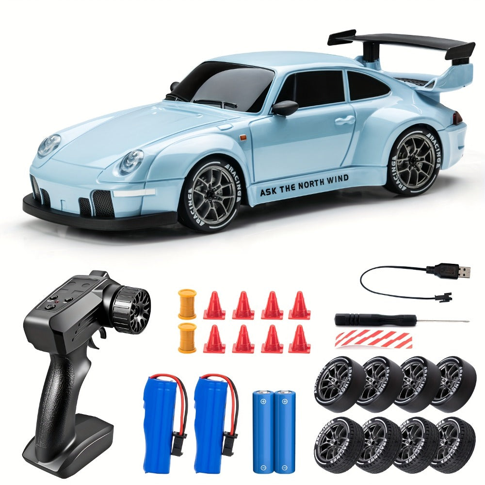 RC Drift Car S814 1:24 Scale Sports Car with Remote Controller, Display Cones and Five Color Selections — image 6