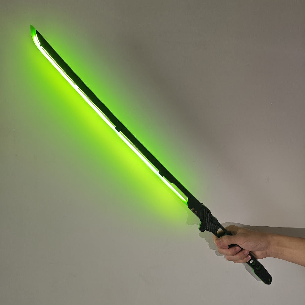 LED Cyberpunk Katana Prop 80cm Acrylic Luminous with the Listed Color, Size or Set Options for Everyday Use — image 24
