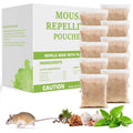 Peppermint Rodent Pouches 10/12 Pack, Mouse Mice Rat Spider Squirrel, Pest Control Pouches for Indoor Outdoor Home Garage — i