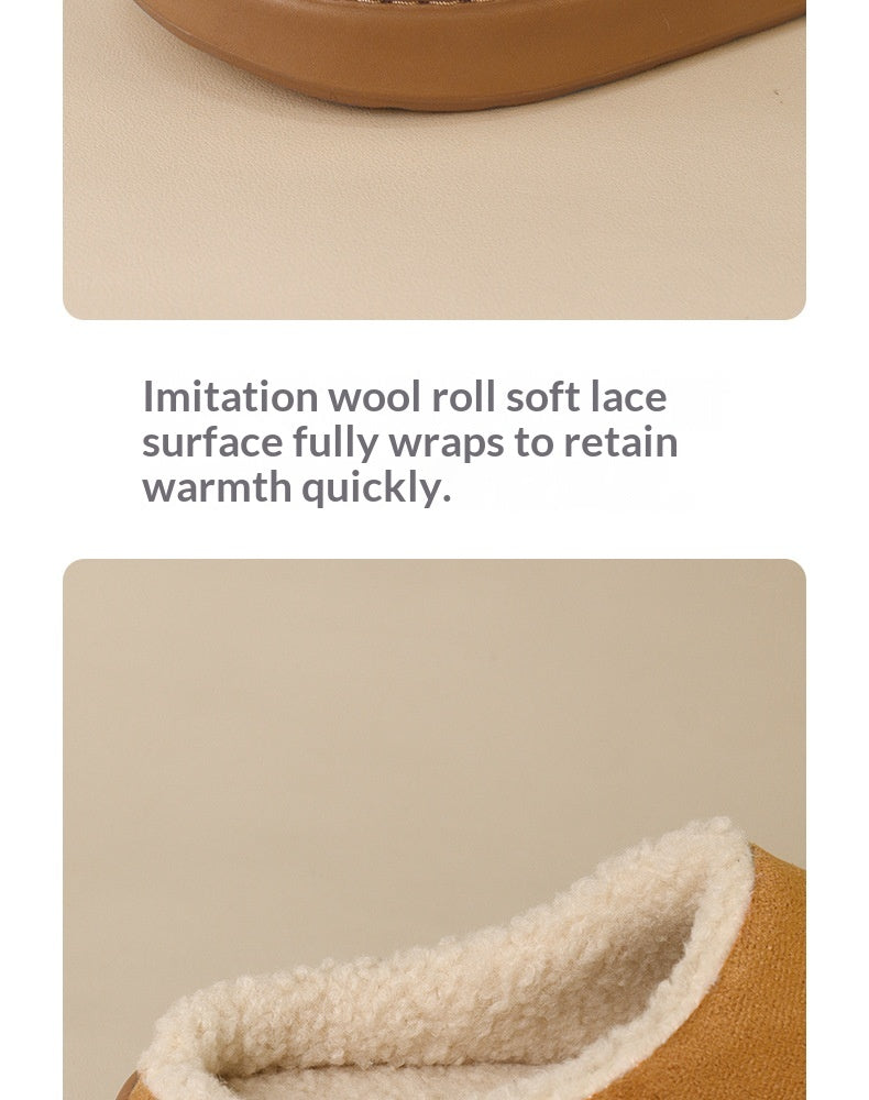 Indoor Anti-slip Plush Warm Home Thick Sole Men