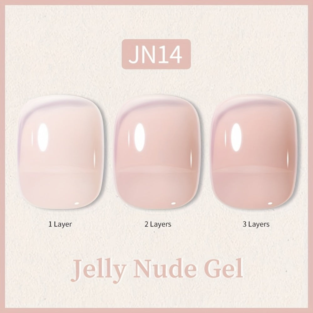 Gel Nail Polish in 10ml Nude Jelly with Skin-Tone Glass Finish and JN05, JN68, JN75 or JN76 — image 19
