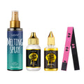 Lace Melting Spray Kit with Bold Hold Hair Glue & Remover 120ml 24H Long Lasting Quick Dry No Residue Edge Control Safe for S
