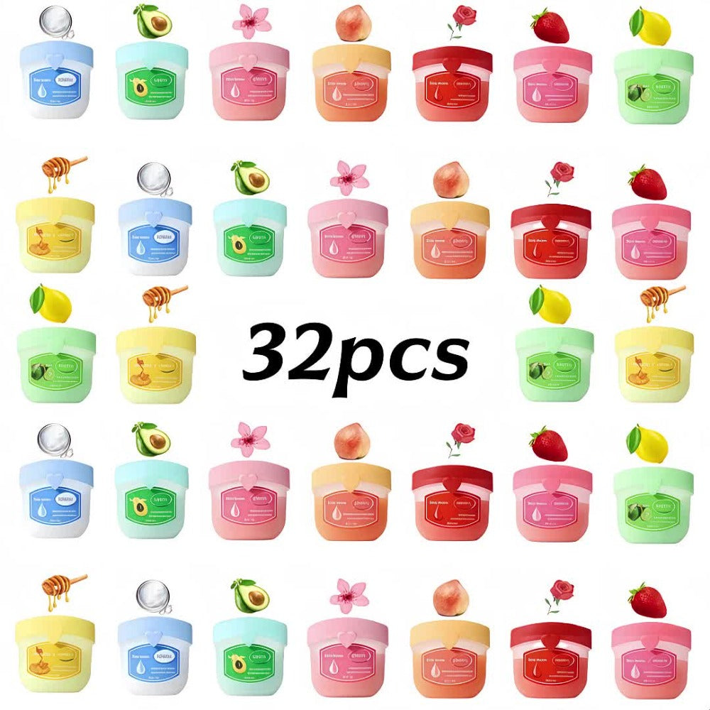 32-Piece Mini Pot Lip Balm Set with Eight Pictured Colors in Four Boxed Assortments and Heart Carton — image 12