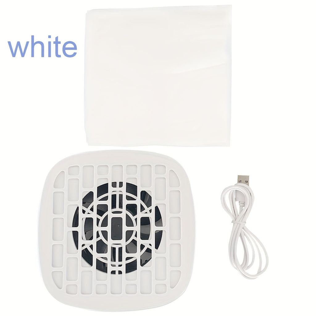 Nail Dust Collector Mini USB Electric Vacuum Cleaner with 10 Filter Pads & Strong Suction, Portable Nail — image 1